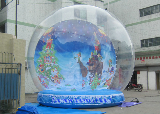 Phông nền nghỉ Thổi phồng lên Snow Globe Durable PVC Đối với Sự kiện Khuyến mãi