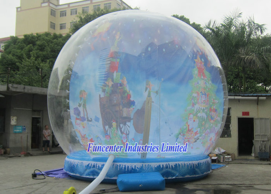 Phông nền nghỉ Thổi phồng lên Snow Globe Durable PVC Đối với Sự kiện Khuyến mãi