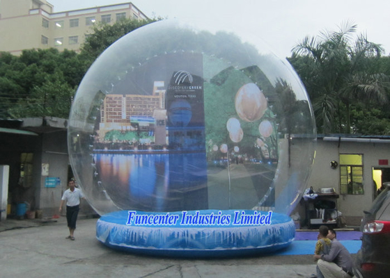 Phông nền nghỉ Thổi phồng lên Snow Globe Durable PVC Đối với Sự kiện Khuyến mãi