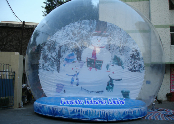 Snow Globe Trang trí Giáng sinh Thổi phồng lên, Blow Up Snow Globe Elegant Design