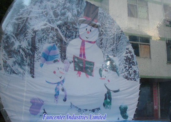 Snow Globe Trang trí Giáng sinh Thổi phồng lên, Blow Up Snow Globe Elegant Design