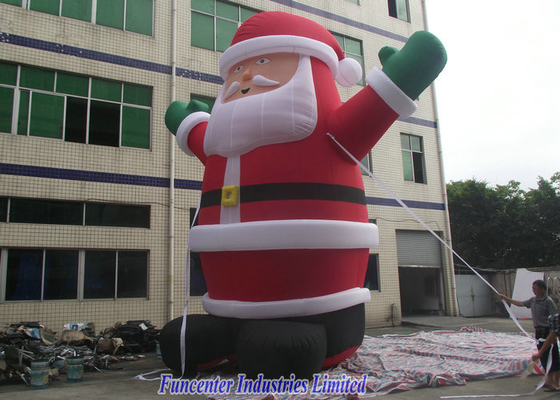 Đồ trang trí Giáng sinh Thổi phồng lên Bao bì Nhựa PVC Thổi phồng lên Santa Claus