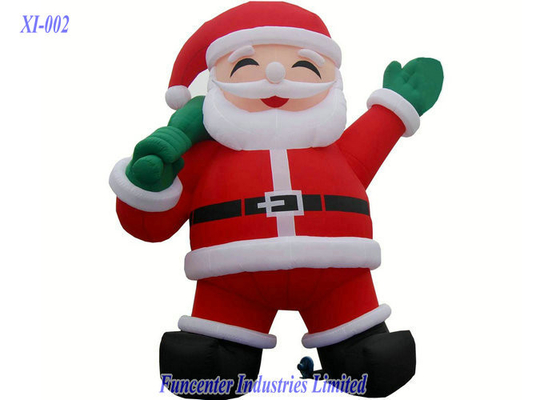 Đồ trang trí Giáng sinh Thổi phồng lên Bao bì Nhựa PVC Thổi phồng lên Santa Claus