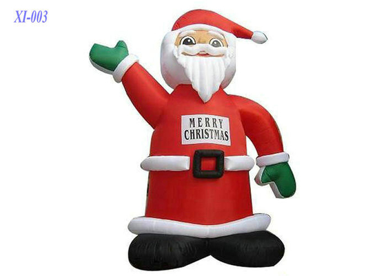 Đồ trang trí Giáng sinh Thổi phồng lên Bao bì Nhựa PVC Thổi phồng lên Santa Claus