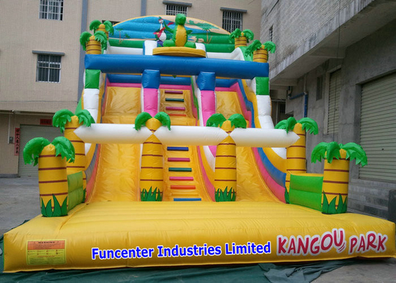 Đồ chơi ngoài trời Nhiệt đới Đồ chơi ngoài trời 7mx4mx5m Không gian lớn dành cho trẻ em