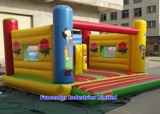 Trò chơi Trẻ em Chơi Bouncy Thổi phồng lên Flower Pattern Vật liệu Độ bền cao