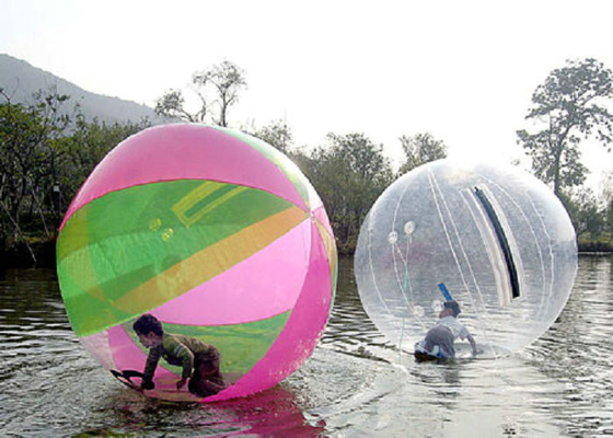 Kết nối dây an toàn Ball đi bộ khí thổi, Đi bộ trên Bubble nước 2.0m Đường kính 2.5m