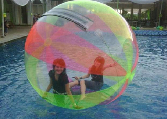Kết nối dây an toàn Ball đi bộ khí thổi, Đi bộ trên Bubble nước 2.0m Đường kính 2.5m