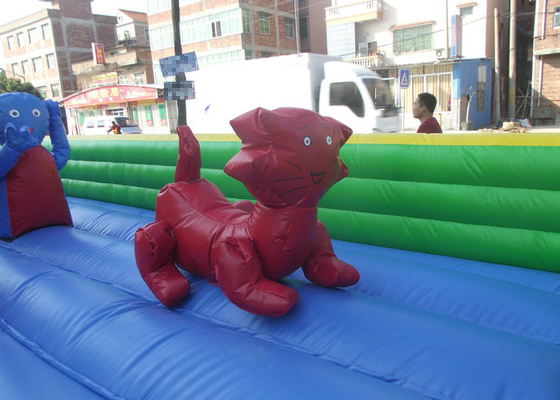 Công viên Giải trí Phù hợp Lớn Vật liệu An toàn Cao su Bouncy Juming Castle