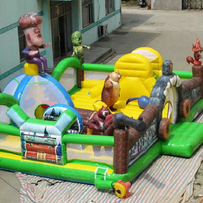 PVC Tarpaulin Thổi phồng lên Công viên giải trí Động vật Gấu Zoo Chủ đề In kỹ thuật số