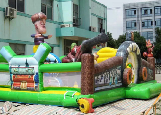 PVC Tarpaulin Thổi phồng lên Công viên giải trí Động vật Gấu Zoo Chủ đề In kỹ thuật số