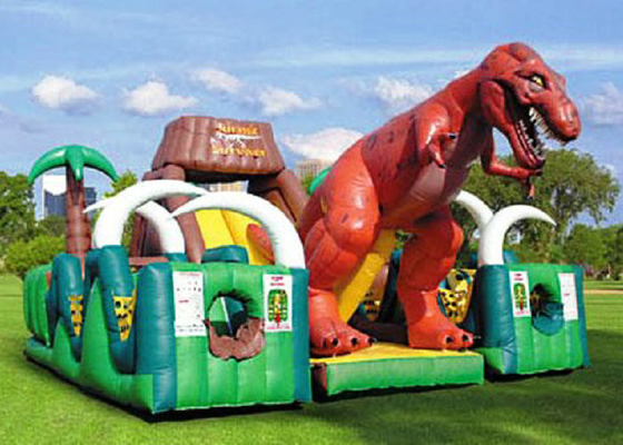 Khung công viên giải trí Thổi phồng lên ngoài trời chậm trễ với vụ nổ lớn Dinosour