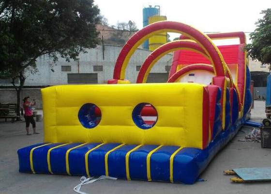 Custom Made Giant Thổi phồng lên Khóa học trở ngại Khóa PVC an toàn cho trẻ em Bouncy