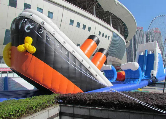 Tuỳ chỉnh Made Thổi phồng lên Khóa học Với Vật liệu Tarp Titanic Slide PVC