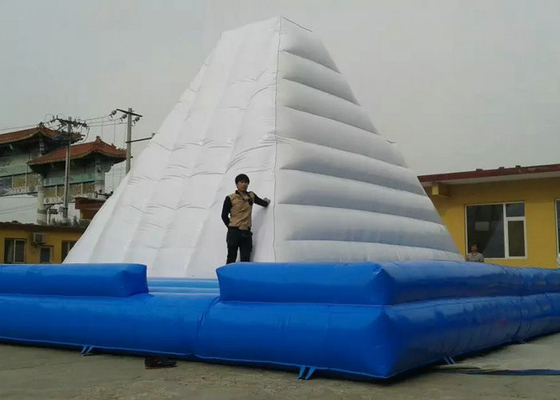 Tháp cao su thương mại, thổi lên vách đá Plato PVC Tarpaulin