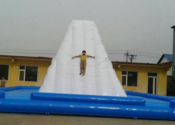 Tháp cao su thương mại, thổi lên vách đá Plato PVC Tarpaulin