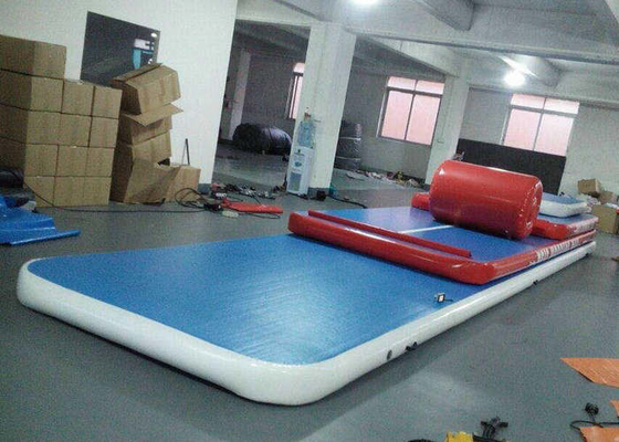 Chống rò rỉ Thổi phồng lên Tumble Track thể dục thể thao Cheerleading Thổi phồng lên Mat 1,8m Chiều rộng