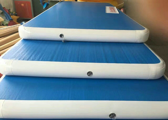 Chống rò rỉ Thổi phồng lên Tumble Track thể dục thể thao Cheerleading Thổi phồng lên Mat 1,8m Chiều rộng