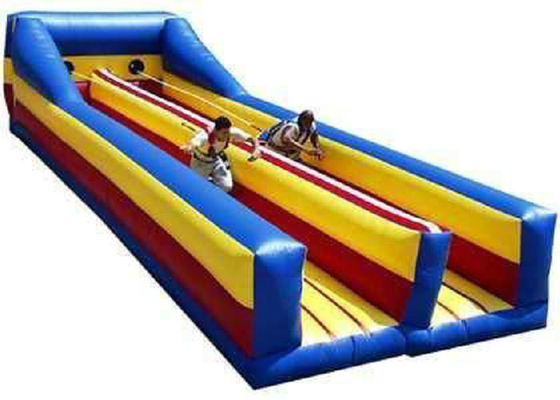 Hai Lanes Thổi phồng lên thể thao Đồ chơi Bungee Chạy mài mòn kháng chiến cho trẻ em và người lớn