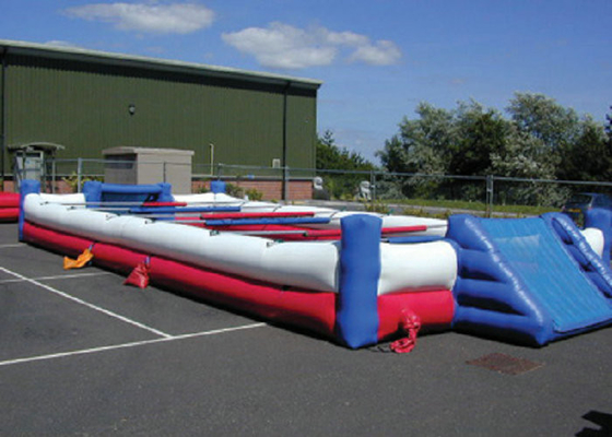 Chì miễn phí Thổi phồng lên Soccer Sân trường thân thiện với môi trường Plato PVC Tarpaulin OEM / ODM Chấp nhận