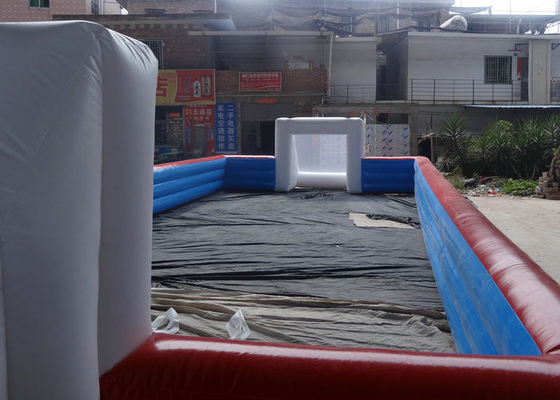 Trò chơi Bóng đá Đỏ và Xanh Xanh 18x10m Kích thước Đối với Công viên Giải trí