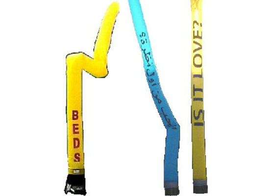 Núm vú PVC Durble Nổi sóng Quảng cáo Đầy màu sắc Thổi Man