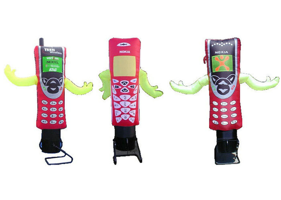 Điện thoại di động Đèn huỳnh quang quảng cáo Thổi phồng lên Trụ nhựa Backyard Fun Đồ chơi