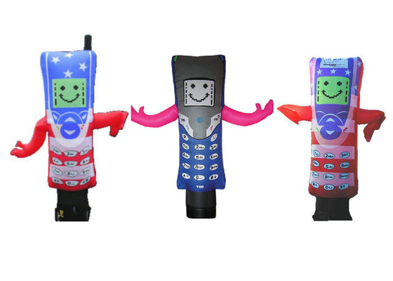 Điện thoại di động Đèn huỳnh quang quảng cáo Thổi phồng lên Trụ nhựa Backyard Fun Đồ chơi