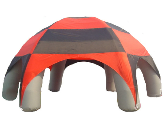 Trải bóng ngoài trời PVC Thổi phồng lên Tent Dễ dàng bơm cao bên Cube Marquee