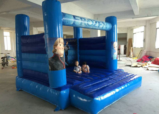 Elsa Themed Thổi phồng lên Bouncy Castle Màu Xám Màu Xách Kháng Chiến Chuyển Nhanh