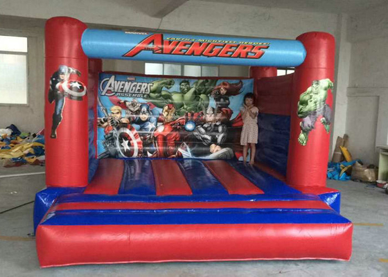 Superman in trong nhà Bouncy Castle Ngọn lửa kháng cháy Với SGS Approved