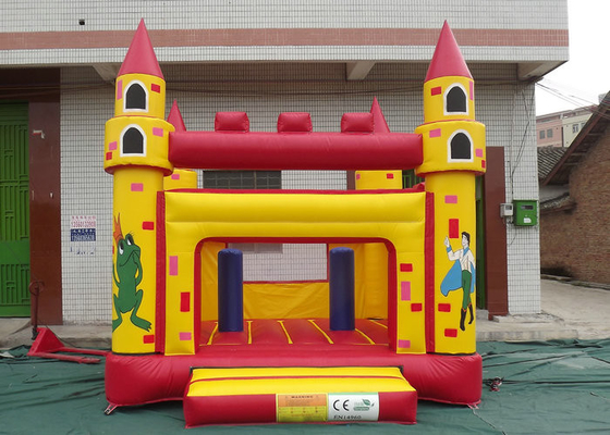 Custom Made PVC Thổi phồng lên Lâu đài Bouncy Tứ hai Stitching Với Strong Thread