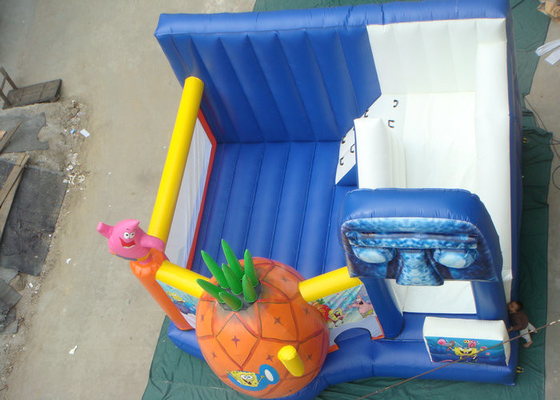 Ngoài trời Thổi lên Jumping Castle, Thổi phồng lên Bounce House Trang trí Cartoon