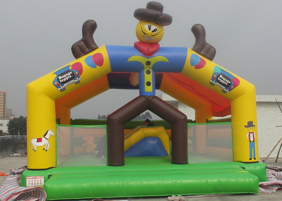 Nhân vật Clown Thổi phồng lên Bouncy Castle Plato Tarpaulin PVC BC-011