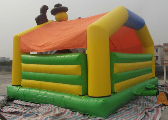 Nhân vật Clown Thổi phồng lên Bouncy Castle Plato Tarpaulin PVC BC-011