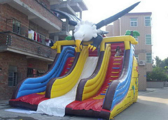 PVC Tarpaulin Thương mại Thổi phồng lên Slide Eagle trang trí OEM chấp nhận