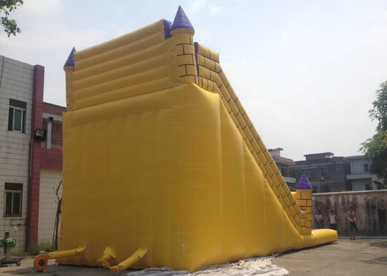 Ngọn lửa chống cháy Bouncy Slide Thổi phồng lên, Blow Up Slip Và Slide Durable Zippers