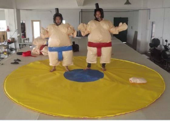 Tương tác ngoài trời Sumo Suits Cao Độ bền PVC Tarpaulin Tear Proof
