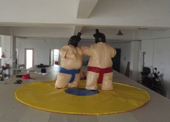 Tương tác ngoài trời Sumo Suits Cao Độ bền PVC Tarpaulin Tear Proof