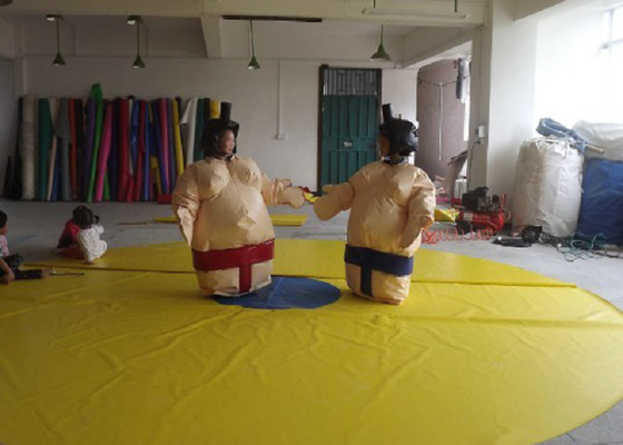 Tương tác ngoài trời Sumo Suits Cao Độ bền PVC Tarpaulin Tear Proof