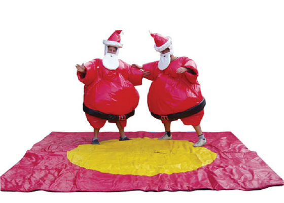 Giáng sinh Santa Sumo Suits, Thổi Suối Sumo cho trẻ em / Người lớn Xmas Play