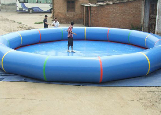 Plato Tarpaulin Bể bơi khí thổi Mới được thiết kế hai kim khâu an toàn