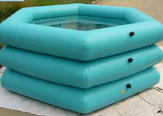 Thân thiện với môi trường Bơi bể bơi Triple Tube dài suốt UL Approved