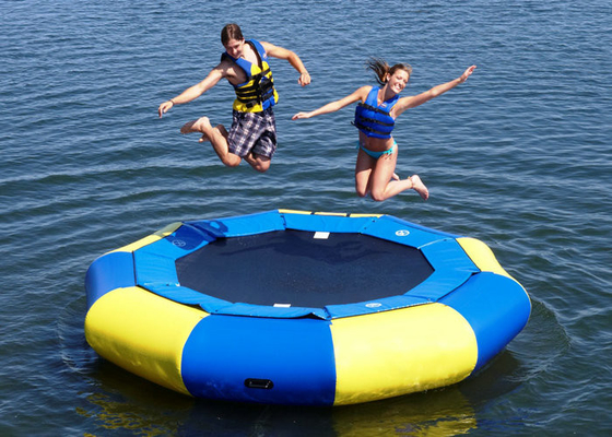 Trẻ em Và Người lớn PVC Thổi phồng lên Đồ chơi Nước Floating Trampoline OEM / ODM Chấp nhận