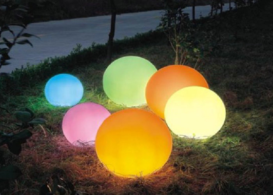 Màu Đèn LED Nhẹ Nhàng Thổi phồng lêns PVC Helium Không khí Balloon Đối với Quảng cáo Sky