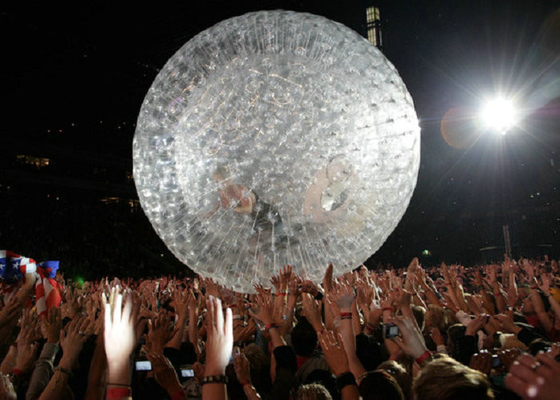 Thân thiện sinh thái lớn Thổi lên Bubble Ball, Thổi phồng lên Hamster Ball Độ trong suốt cao