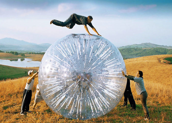 Thân thiện sinh thái lớn Thổi lên Bubble Ball, Thổi phồng lên Hamster Ball Độ trong suốt cao