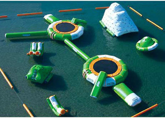 Thiết kế Kết hợp Công viên Nước Thổi phồng lên Chì chì Safe For Kids Playing