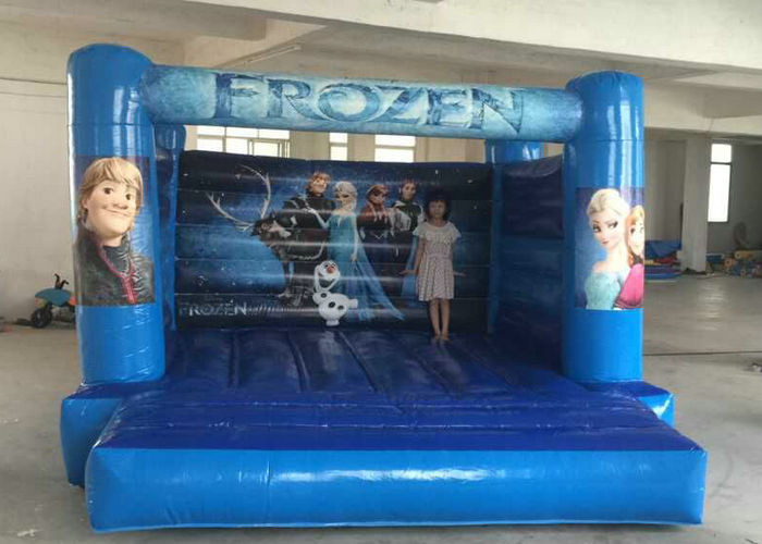 Elsa Themed Thổi phồng lên Bouncy Castle Màu Xám Màu Xách Kháng Chiến Chuyển Nhanh