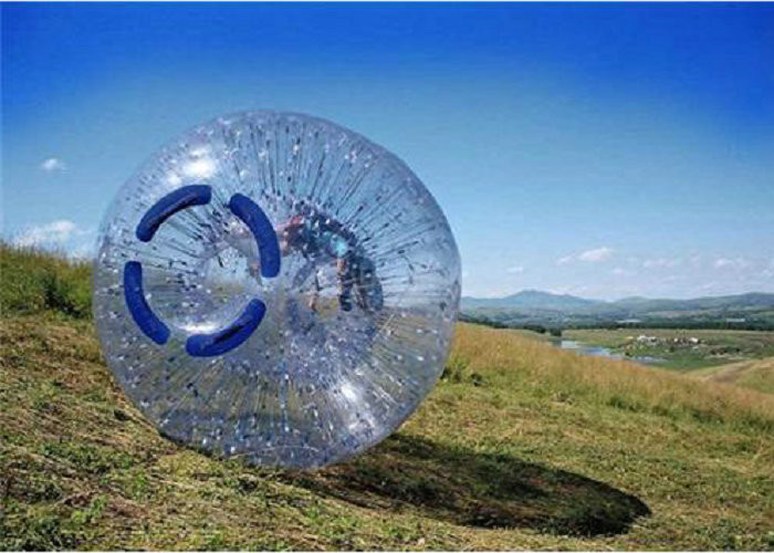 Grassland Thổi phồng lên đồ chơi ngoài trời 2.2m 2.6m đường kính Zorbing Roller Bubble Ball